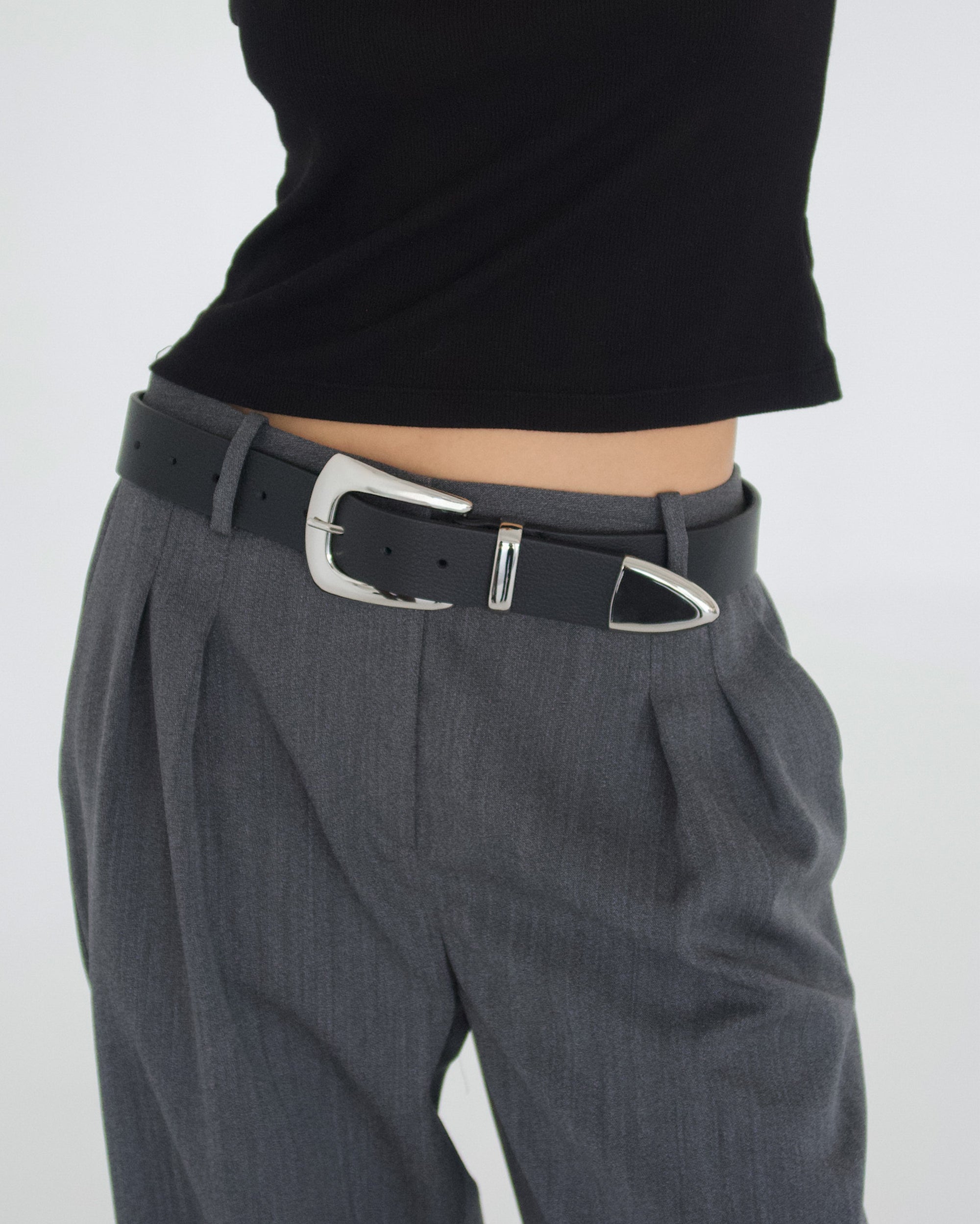 JORDANA MINI LEATHER BELT - BELT