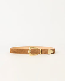 JORDANA MINI SUEDE BELT Bronze Brushed Brass - BELT