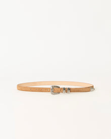 GUNNAR SUEDE BELT Bronze Silver - BELT