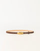 DARRIAN SUEDE BELT Chocolate Brass - BELT