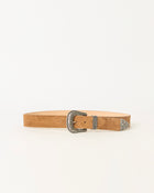 FRANK SUEDE BELT Bronze Silver - BELT