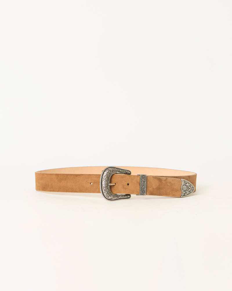 FRANK SUEDE BELT Bronze Silver - BELT