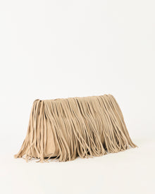 MELROSE SUEDE CLUTCH - HANDBAGS