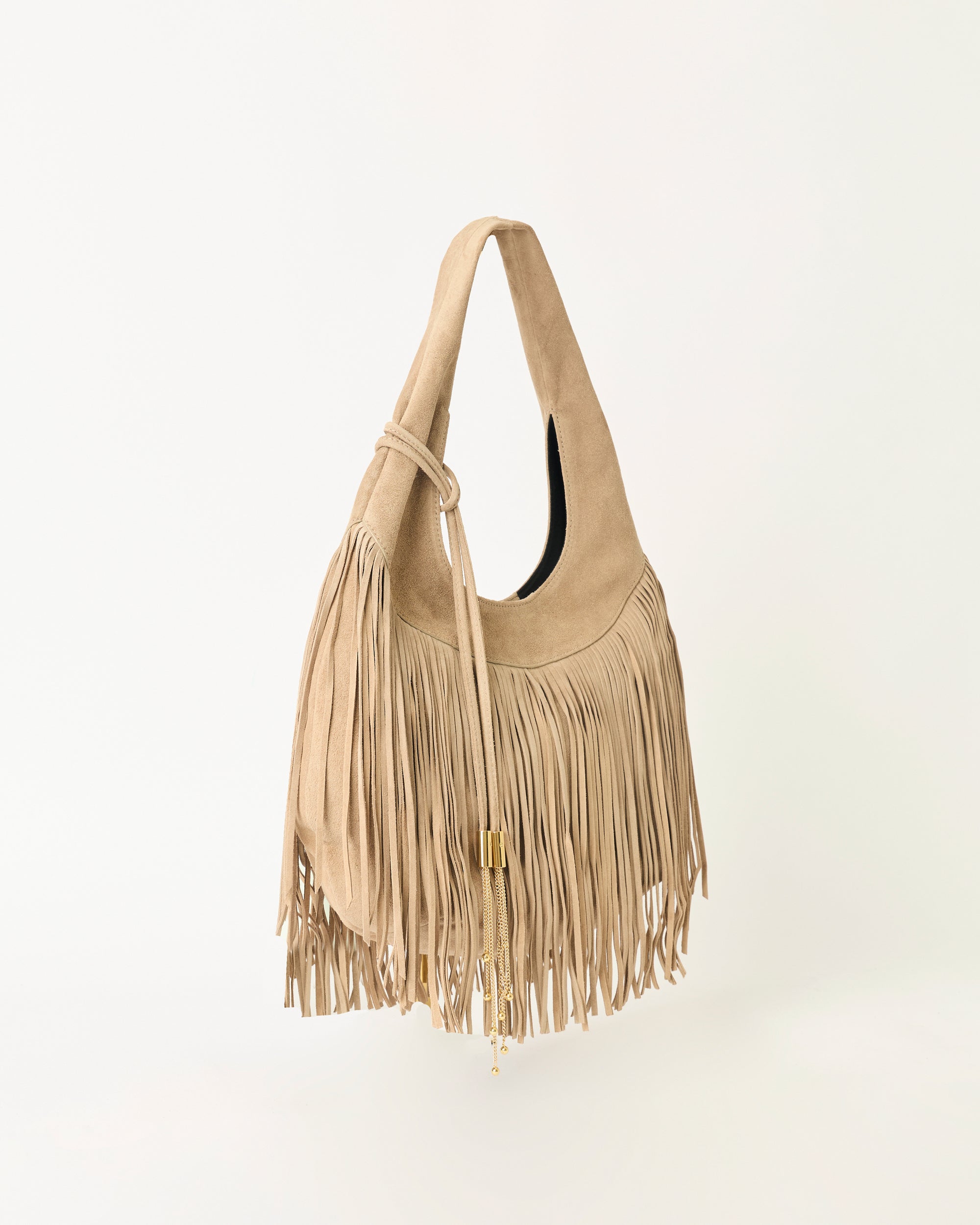 MELROSE SUEDE HOBO - HANDBAGS