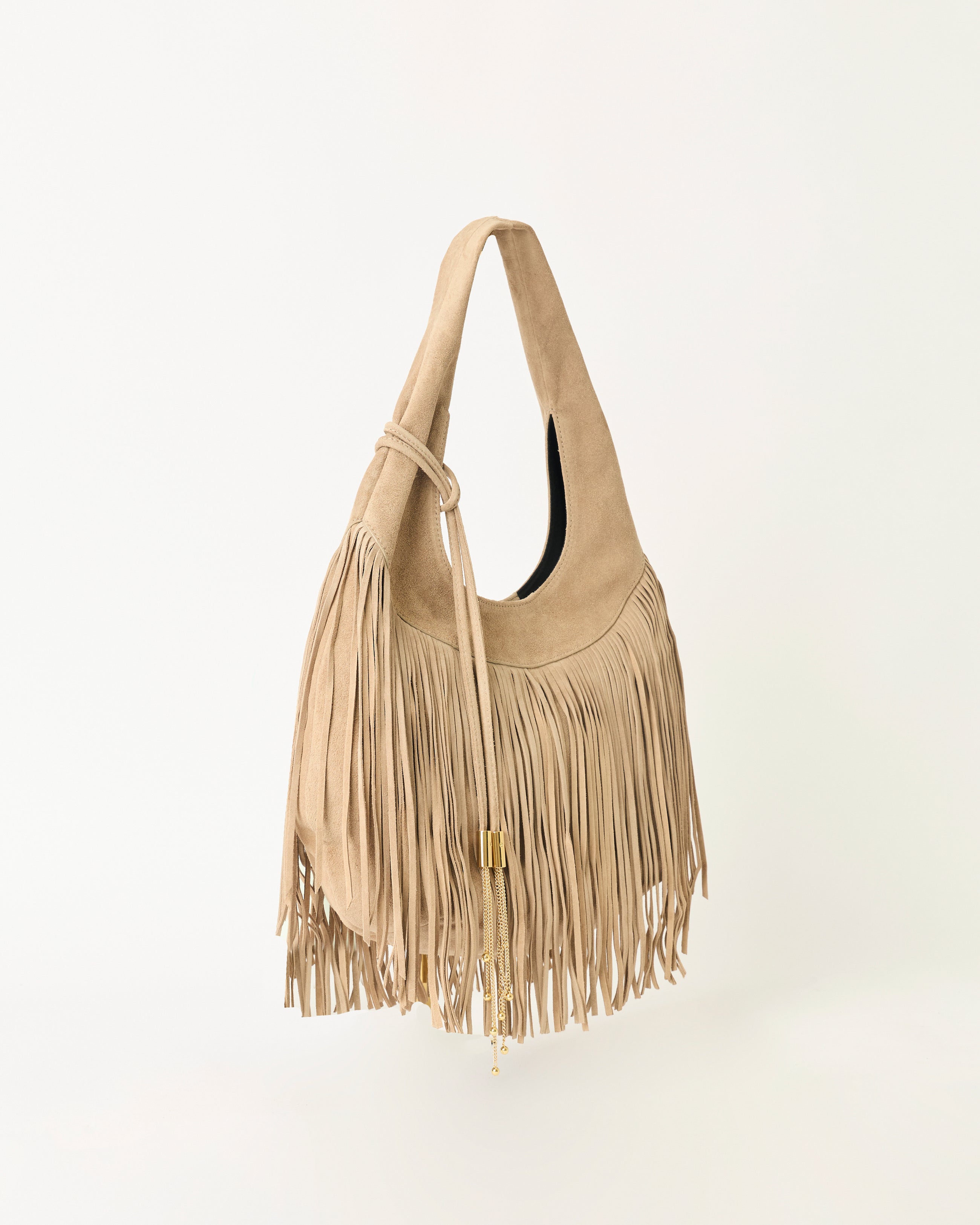 MELROSE SUEDE HOBO - HANDBAGS
