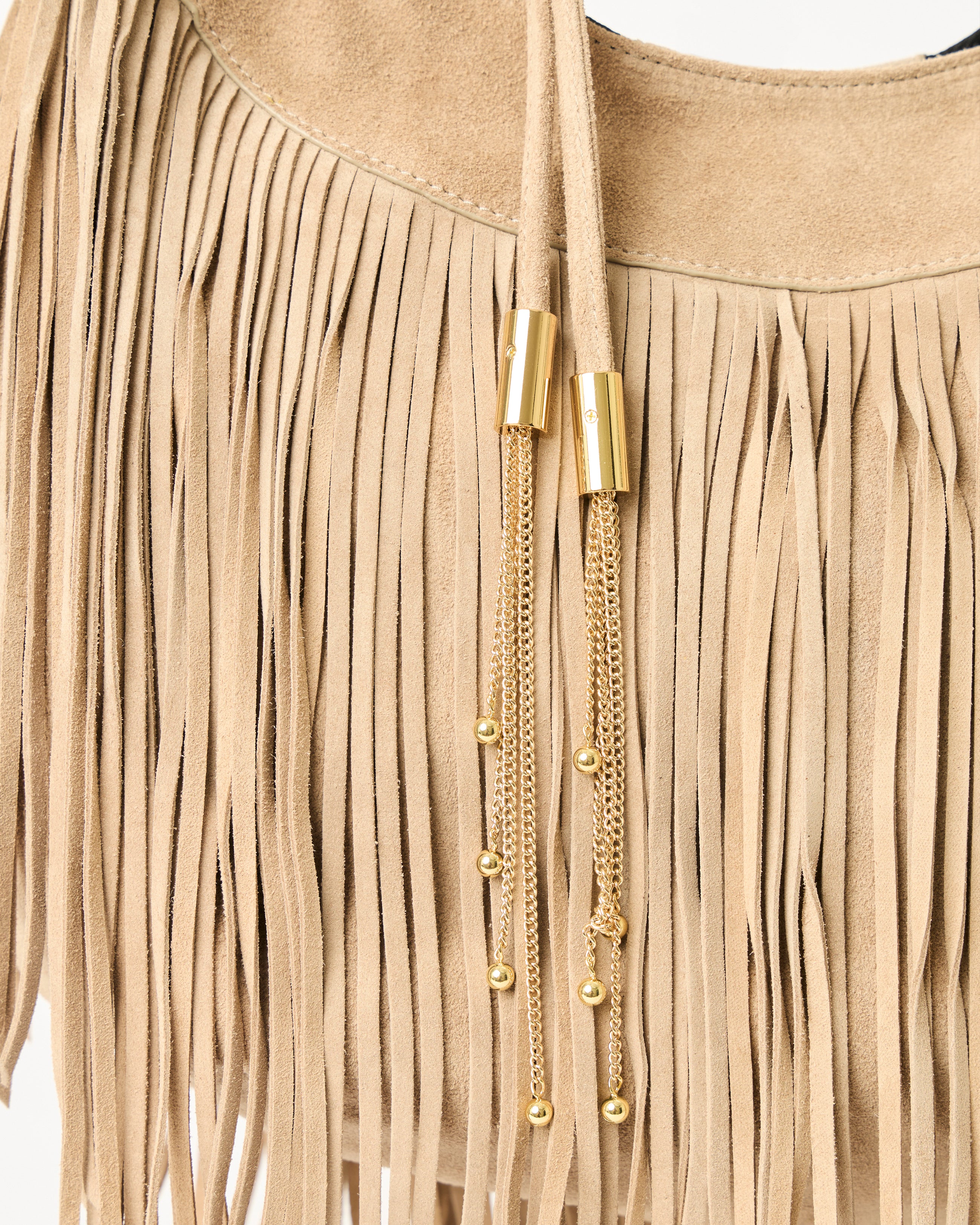 MELROSE SUEDE HOBO - HANDBAGS