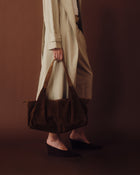 CARTER SUEDE SHOULDER BAG - HANDBAGS