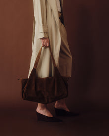 CARTER SUEDE SHOULDER BAG - HANDBAGS