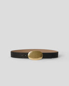 MYRA CROCO SUEDE BELT Black Brass - BELT