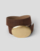 MYRA CROCO SUEDE BELT - BELT