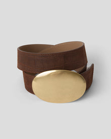 MYRA CROCO SUEDE BELT - BELT