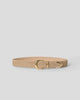 MARC CALF-HAIR LEATHER BELT Lt. Sand Gold - BELT