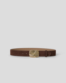 COSMO SUEDE BELT Chocolate Gold - BELT