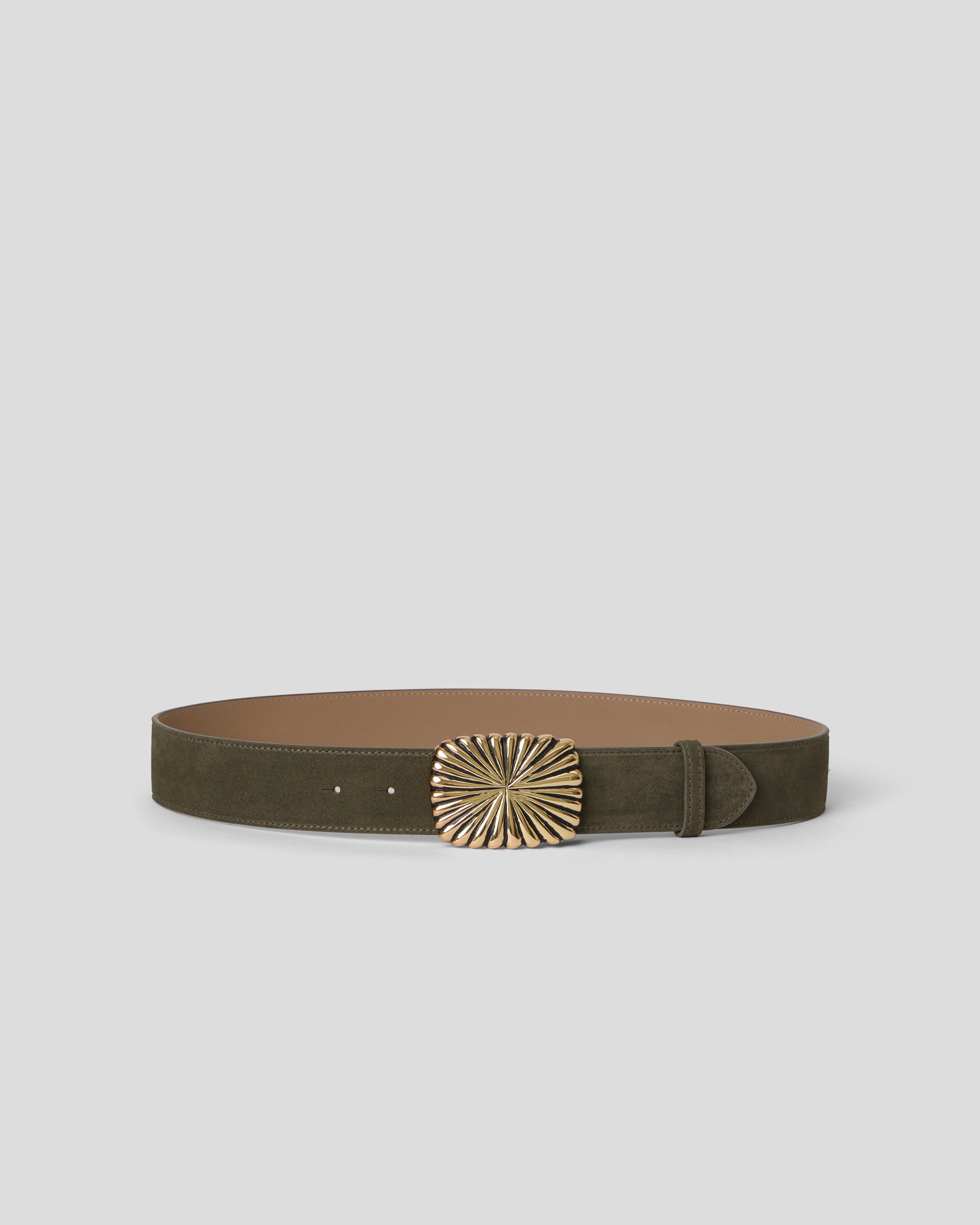 COSMO SUEDE BELT Olive Gold - BELT