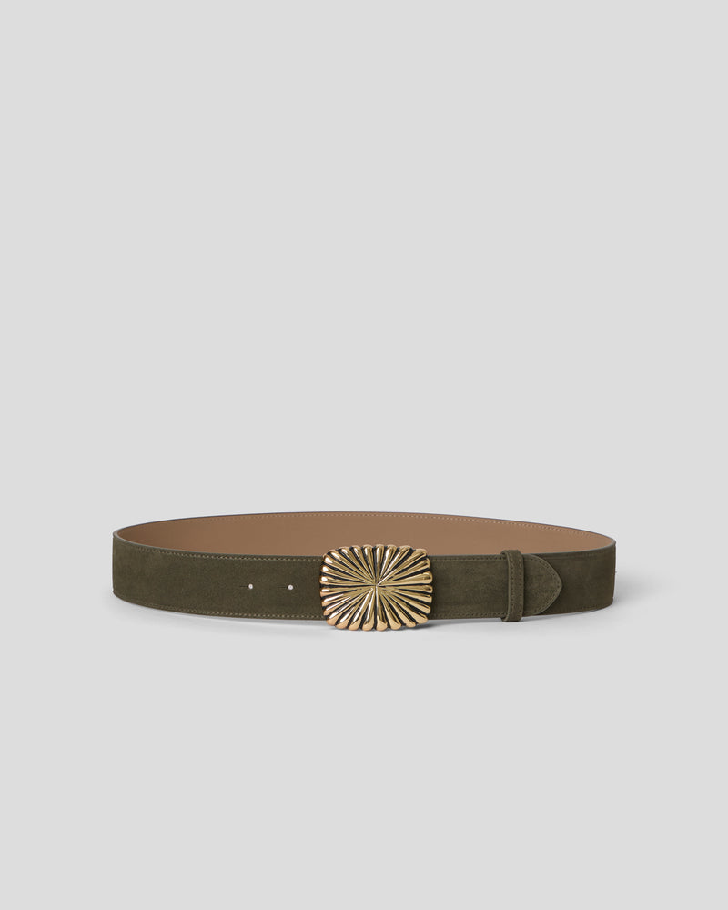 COSMO SUEDE BELT Olive Gold - BELT