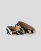 NATE CALF-HAIR LEATHER BELT - BELT