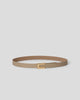 NATE LEATHER BELT Beige Gold - BELT