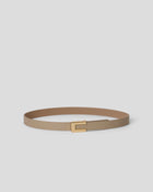 NATE LEATHER BELT Beige Gold - BELT