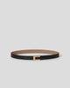 NATE LEATHER BELT Black Gold - BELT