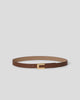 NATE LEATHER BELT Tobacco Gold - BELT
