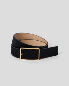 MILLA CALF-HAIR LEATHER BELT - BELT