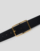 MILLA CALF-HAIR LEATHER BELT - BELT