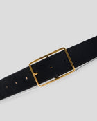 MILLA CALF-HAIR LEATHER BELT - BELT