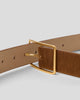 MILLA CALF-HAIR LEATHER BELT - BELT