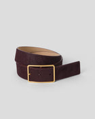 MILLA CALF-HAIR LEATHER BELT - BELT