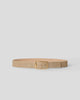 MILLA CALF-HAIR LEATHER BELT Lt. Sand Gold - BELT