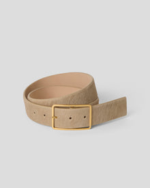 MILLA CALF-HAIR LEATHER BELT - BELT