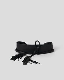 AALIYAH LEATHER WRAP Black - BELT