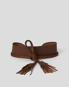 AALIYAH LEATHER WRAP Tobacco - BELT