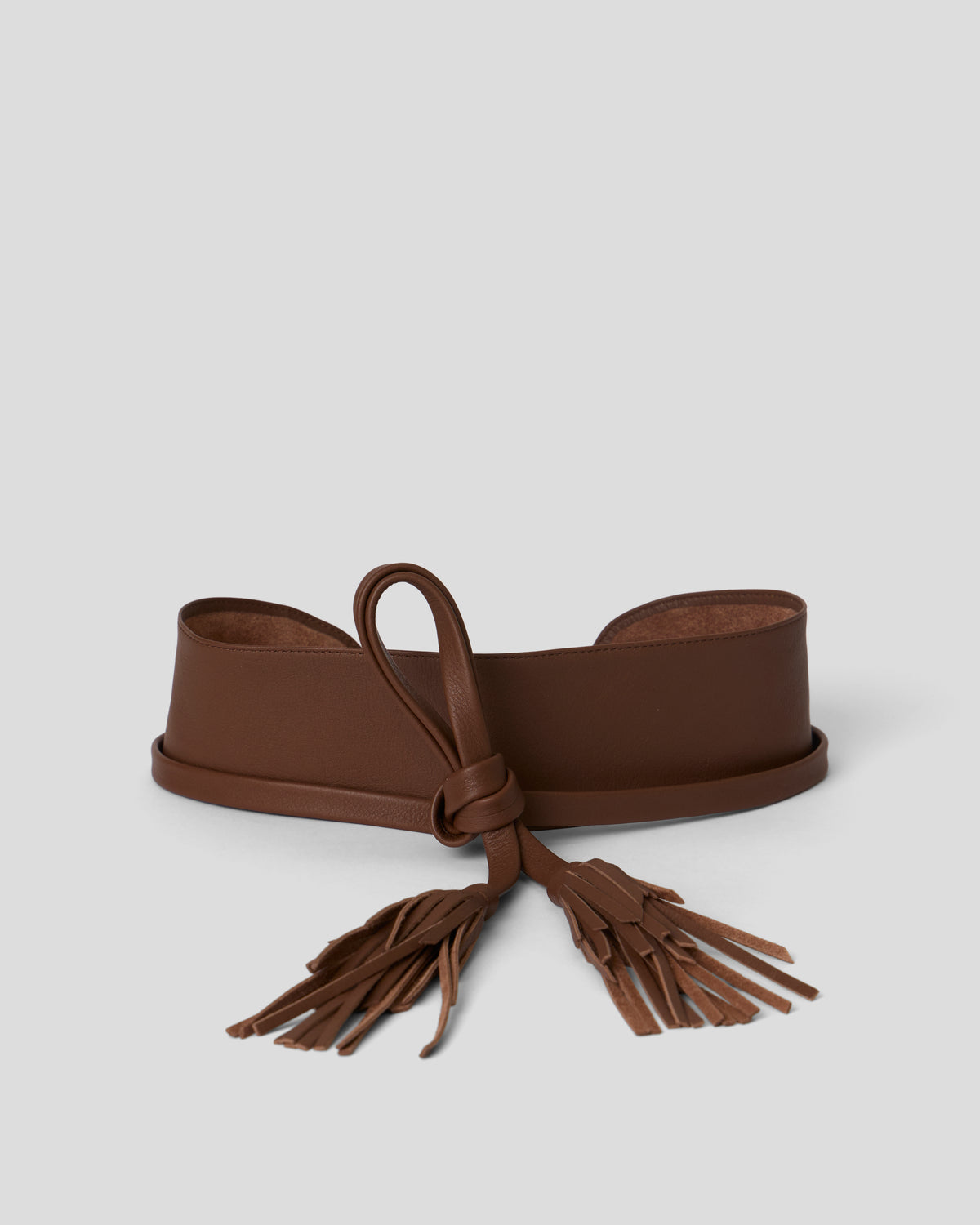 AALIYAH LEATHER WRAP Tobacco - BELT