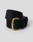 ARTHUR CALF-HAIR LEATHER BELT - BELT