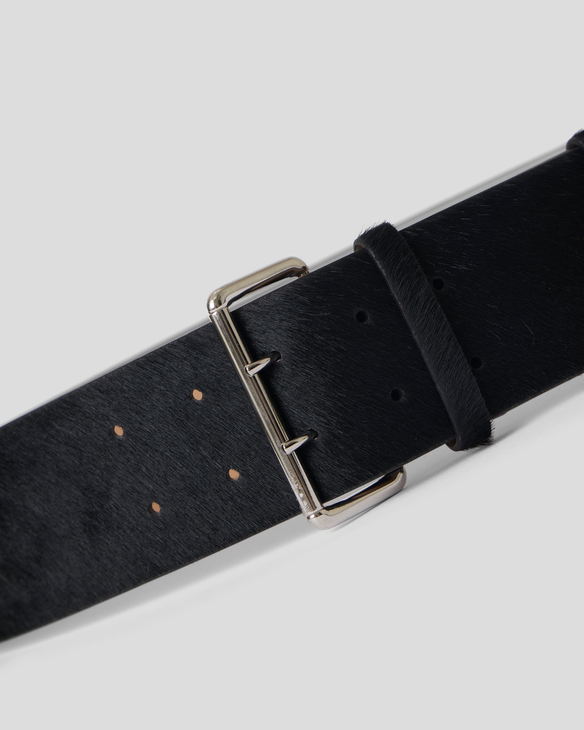 LUELLA CALF-HAIR LEATHER BELT - BELT