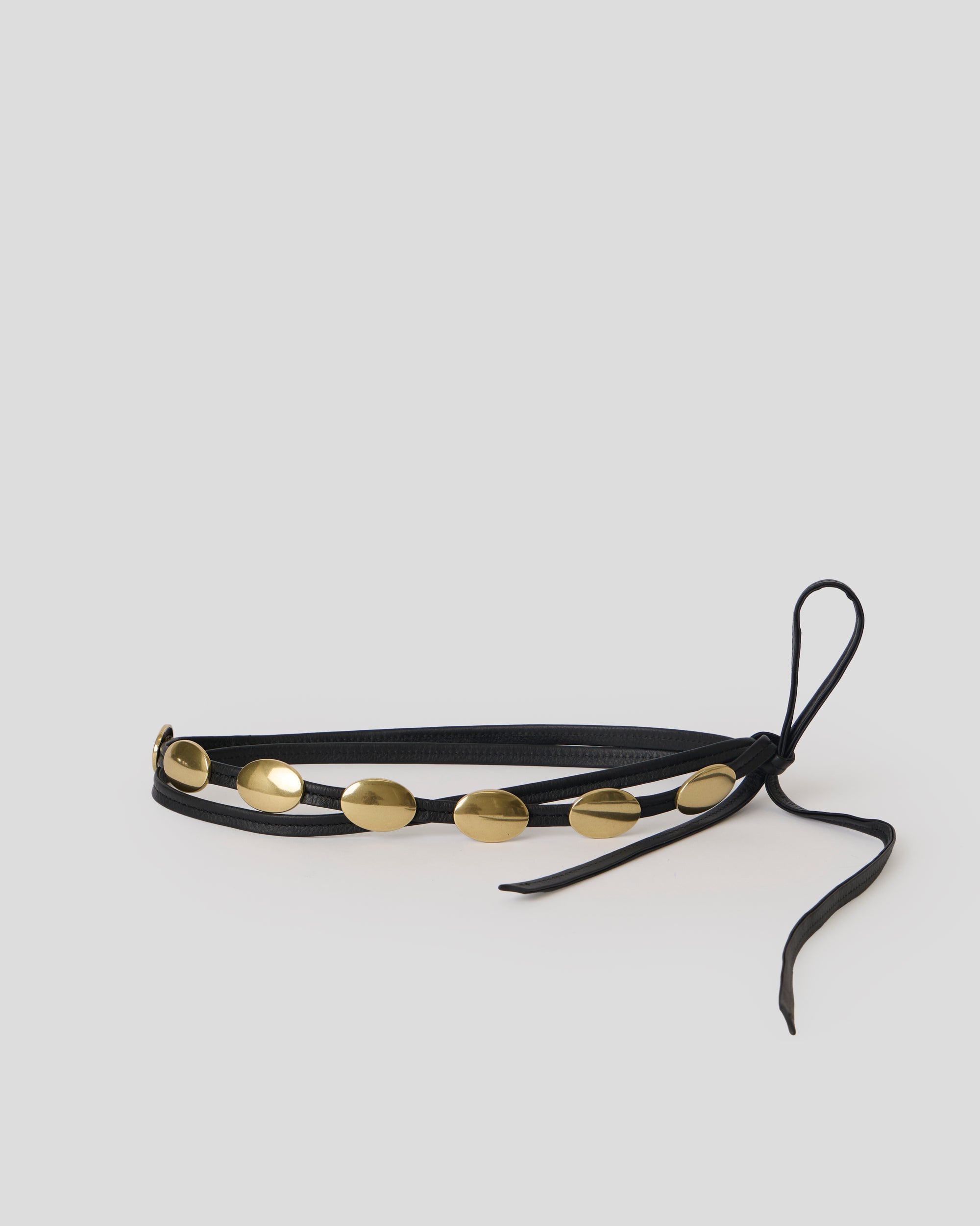 MYRA WRAP BELT Black Brass - BELT