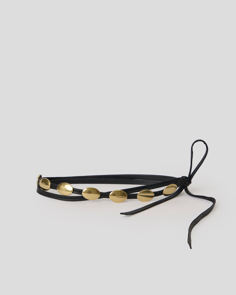 MYRA WRAP BELT Black Brass - BELT