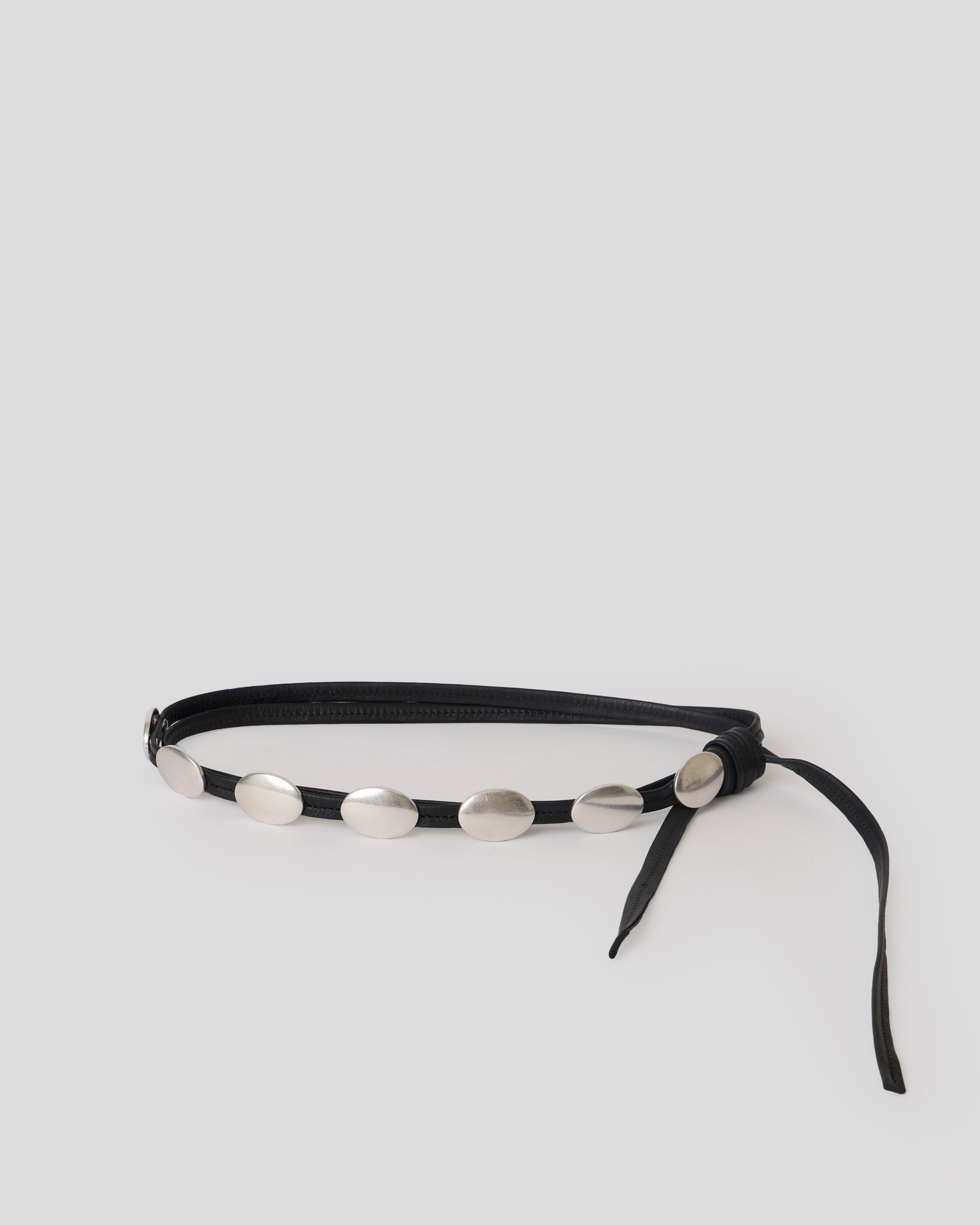 MYRA WRAP BELT Black Silver - BELT