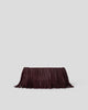 MELROSE LEATHER CLUTCH Oxblood - HANDBAGS