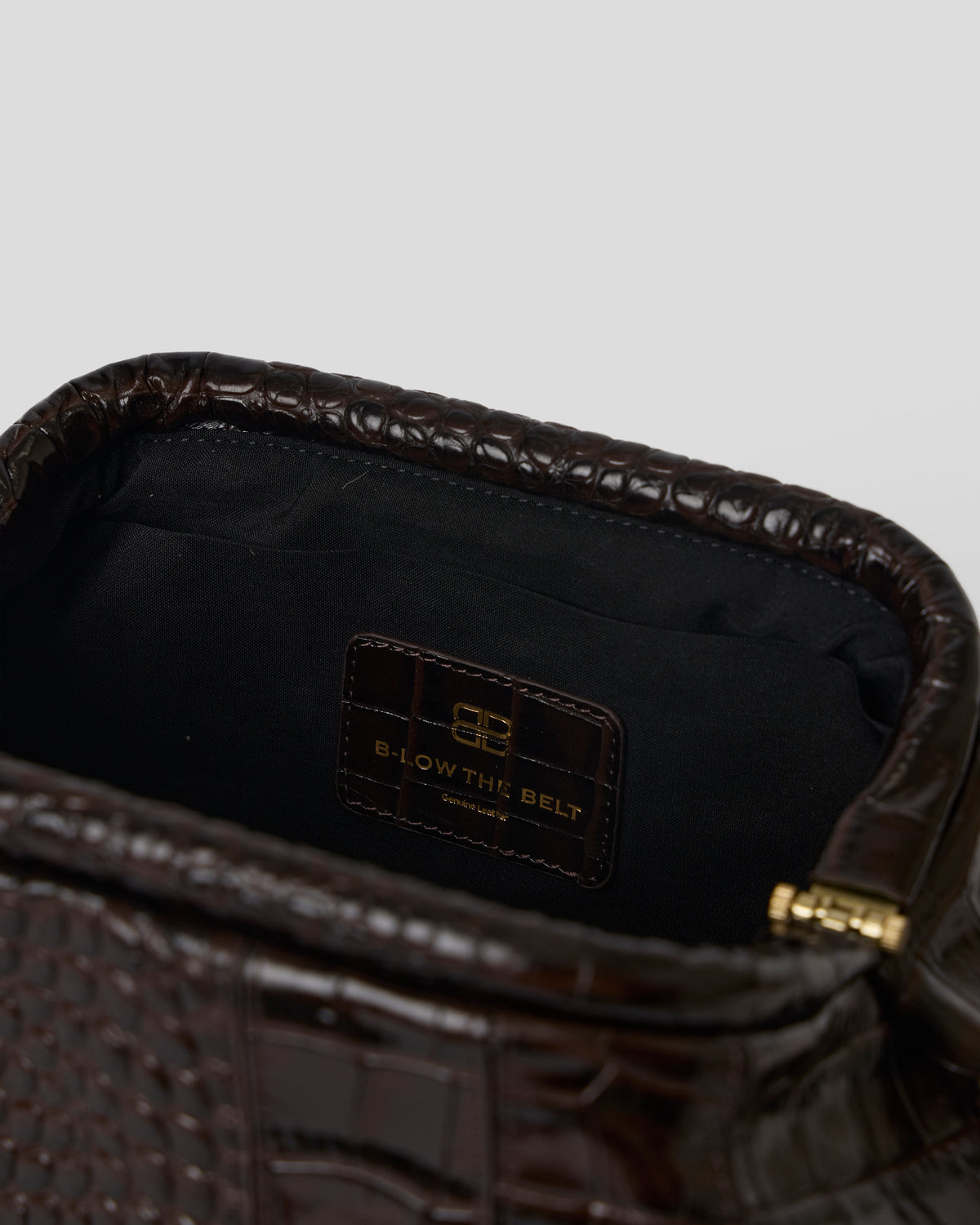 CATE CROC CLUTCH - HANDBAGS