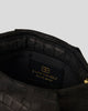 BRONTE CROC SUEDE CLUTCH - HANDBAGS