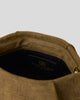 BRONTE CROC SUEDE CLUTCH - HANDBAGS
