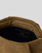 BRONTE CROC SUEDE CLUTCH - HANDBAGS