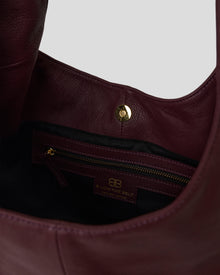 EMERSON LEATHER HOBO - HANDBAGS