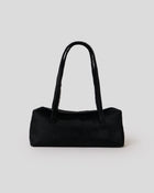 JOAN CALF-HAIR SHOULDER BAG Black - HANDBAGS