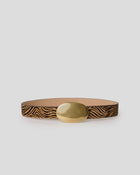 MYRA CALF-HAIR BELT Tiger Brass - BELT
