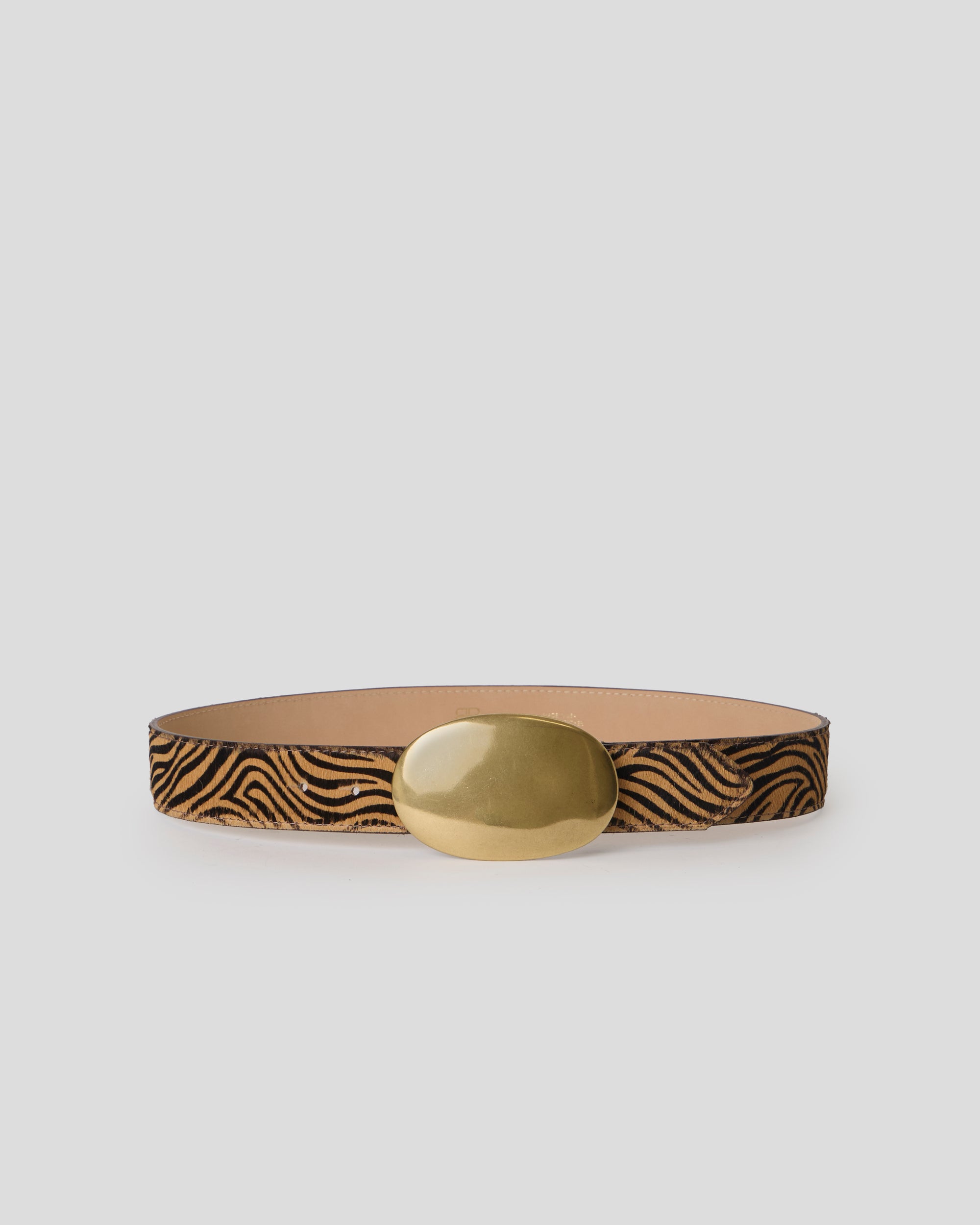 MYRA CALF-HAIR BELT Tiger Brass - BELT