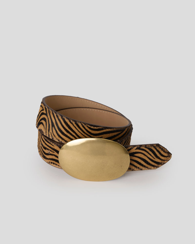 MYRA CALF-HAIR BELT - BELT