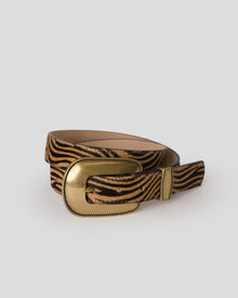 WALKER CALF-HAIR LEATHER BELT - BELT